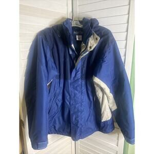 VTG 80’s Pacific Trail Sportswear Men’s Puffer Blue Jacket Fleece Lined Med USA
